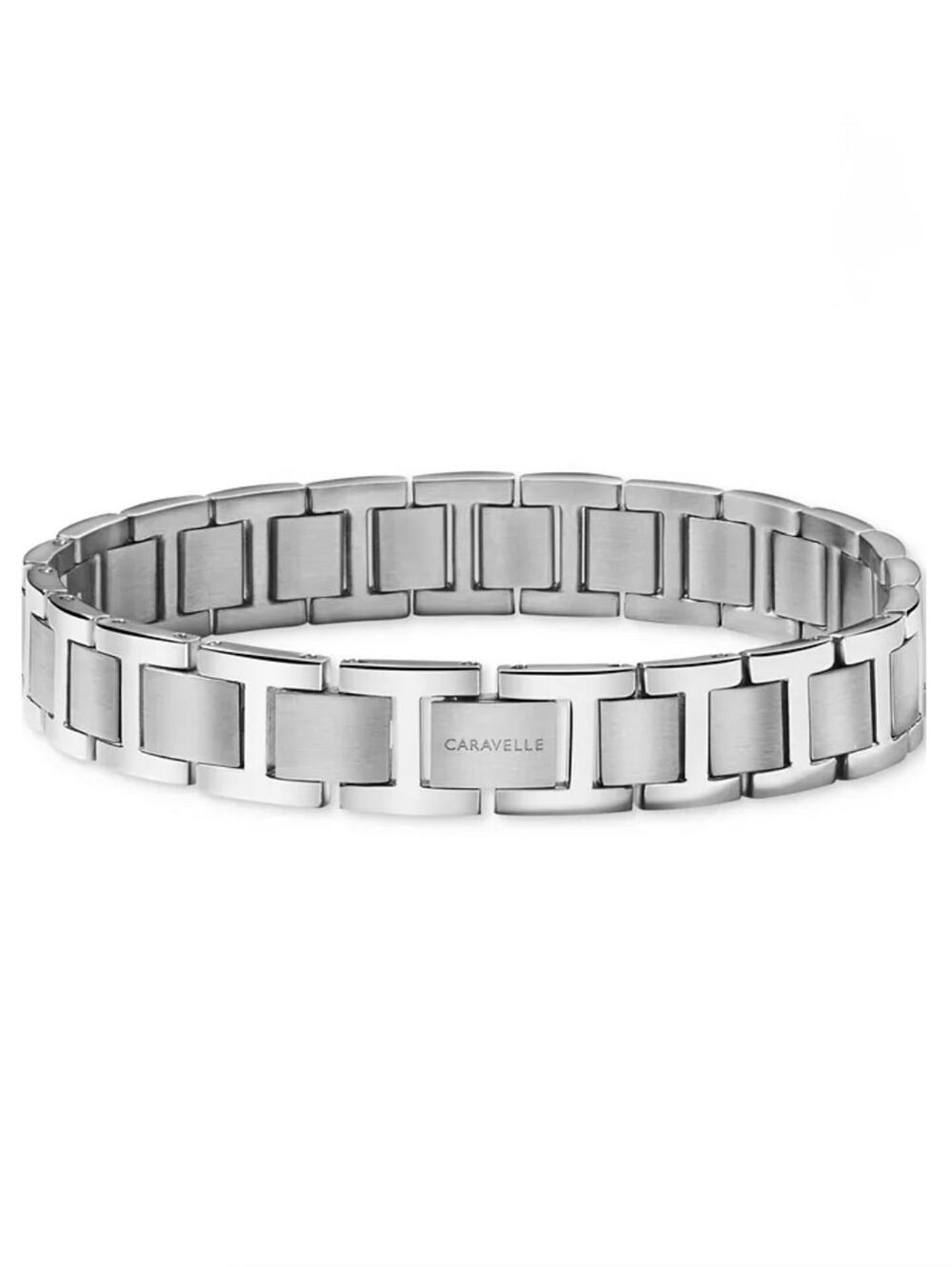 Caravelle by Bulova Mens Stainless Steel Link Bracelet - NWT